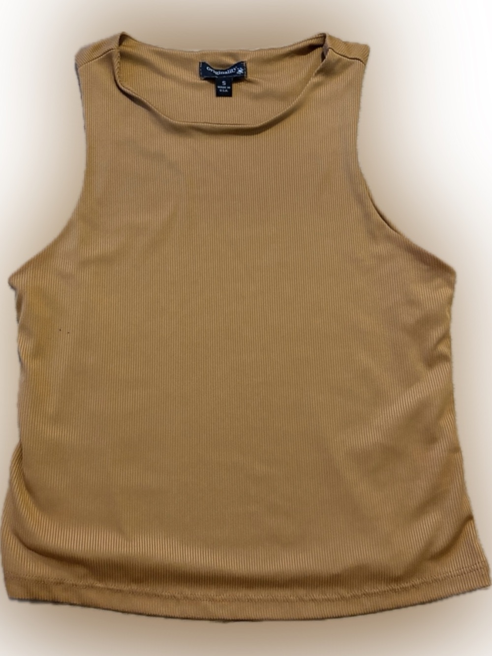 Ribbed High-Neck Tank
